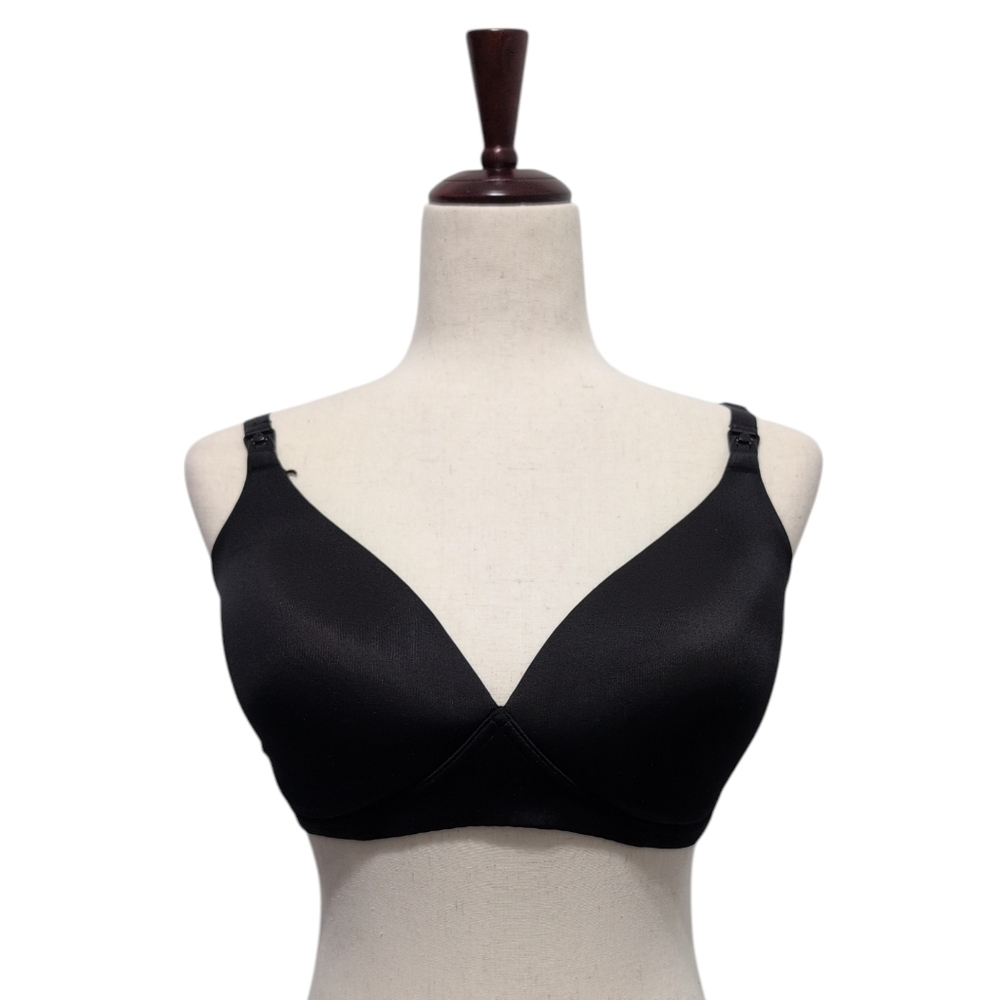 Motherhood Maternity Nursing‎ Bra Black Wireless Size 34DDD